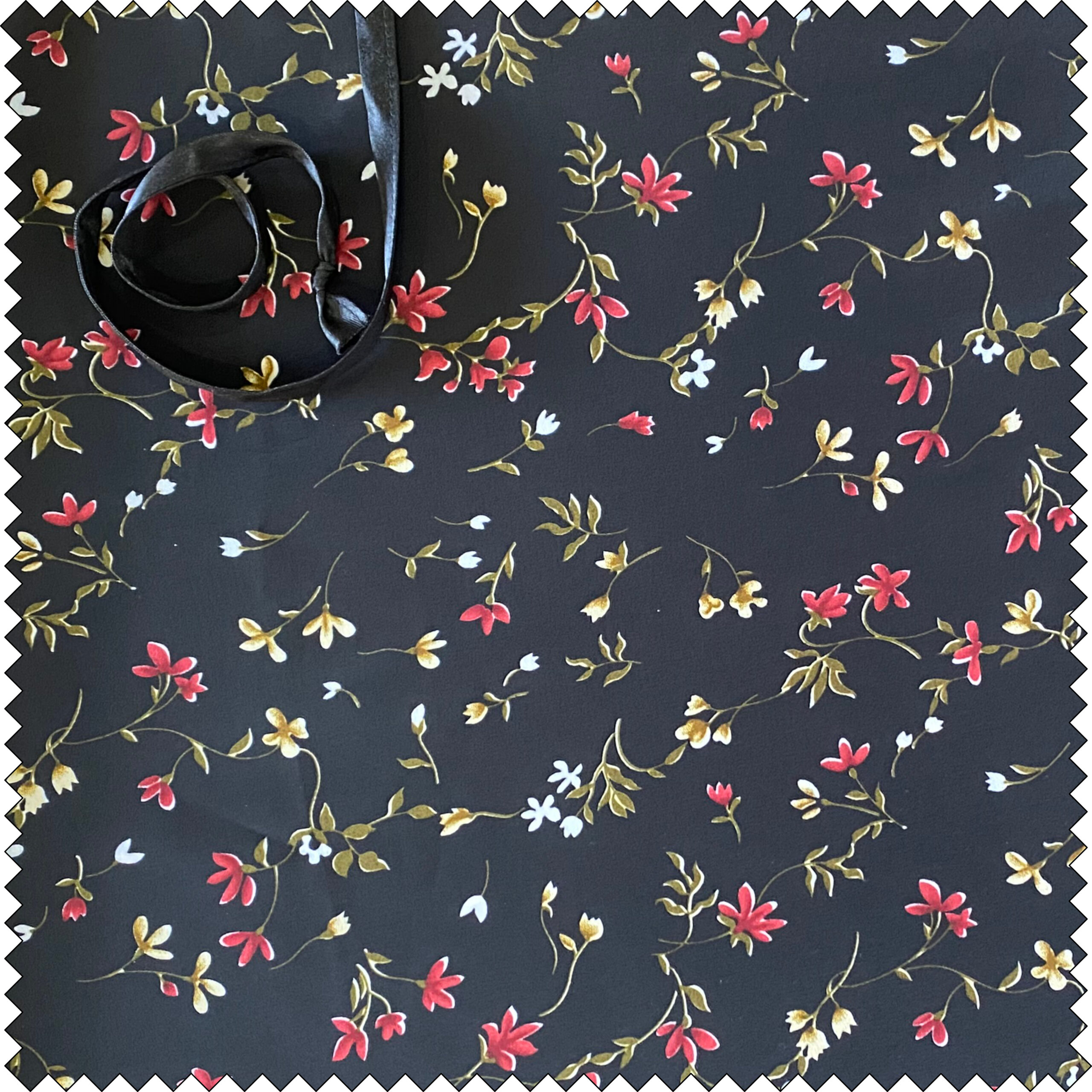 Black floral
