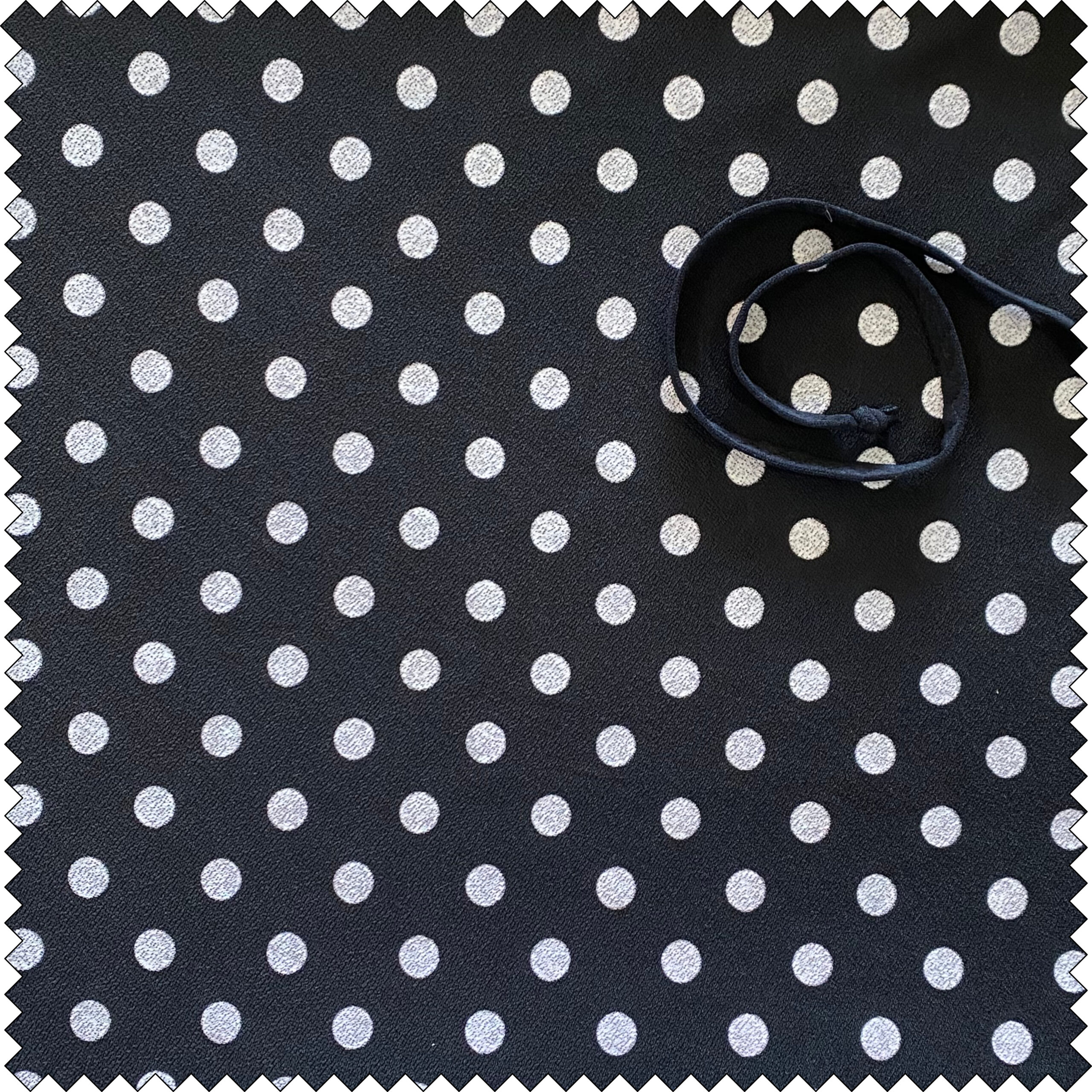 Polka dot in polyester jersey