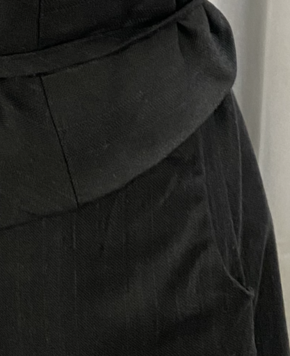 Vintage black wool with silk lining or cotton lining - Image 12