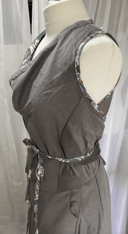 Grey corduroy - trimmed - Image 6