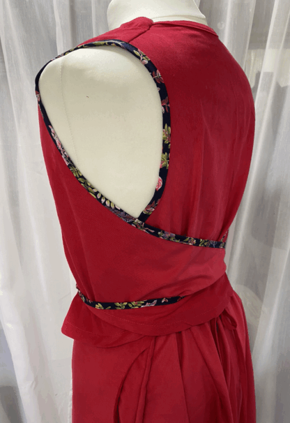 Red corduroy - trimmed - Image 5