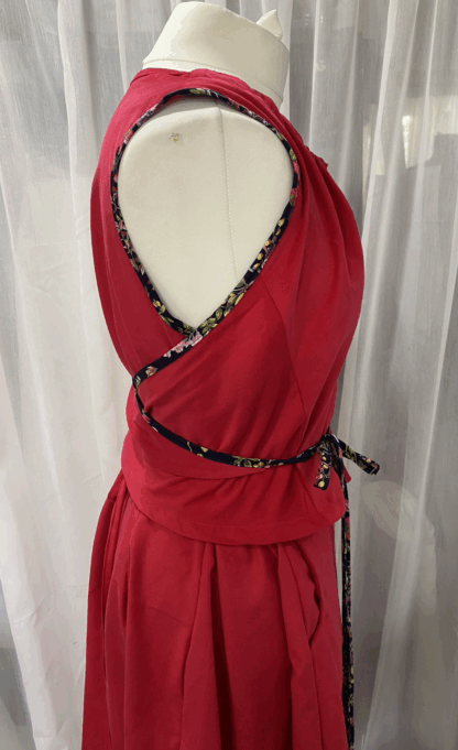 Red corduroy - trimmed - Image 6