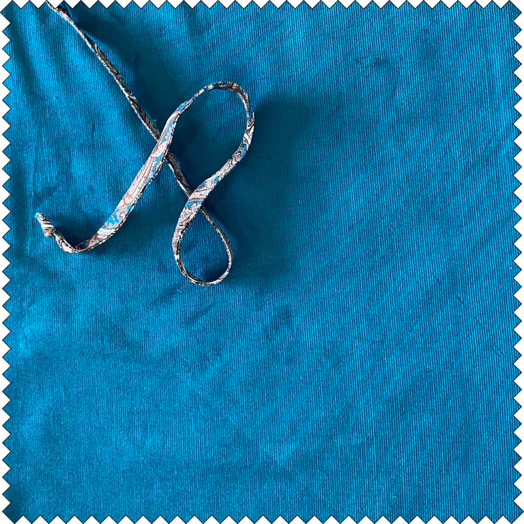Petrol corduroy - trimmed