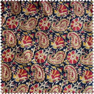 India - red paisley